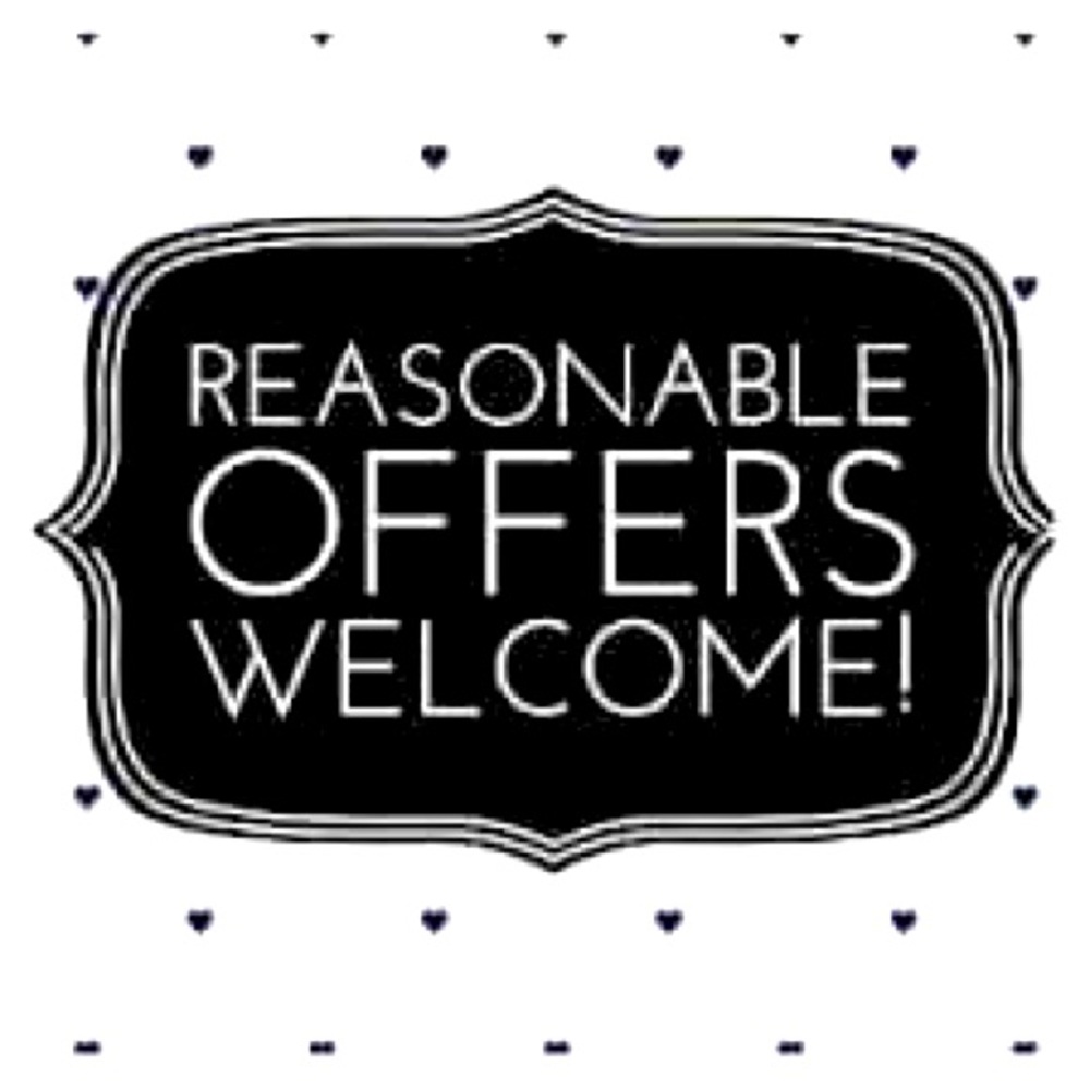 Reasonable Offers Accepted. Bundle and Save 😊